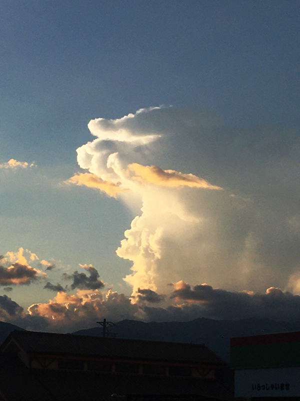 伊那市９月の夕空